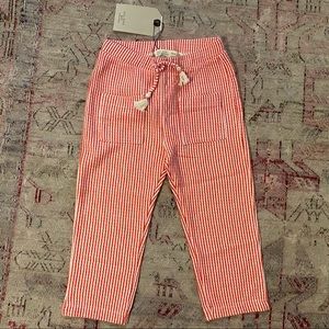 Zara kids cropped knit pants